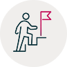 Icono desarrollo de líderes y equipos